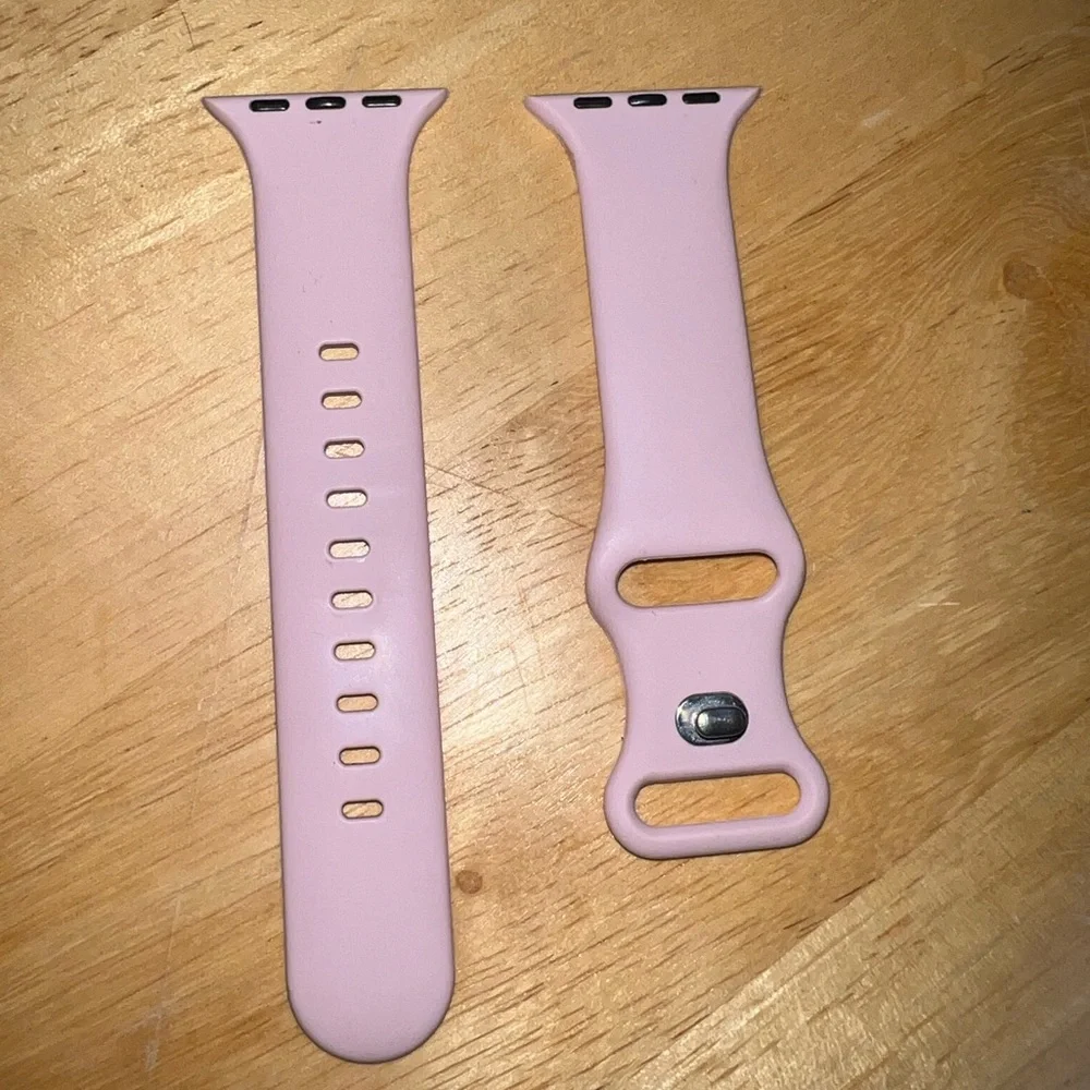 Apple Watch Silicone Sport Band: Pink